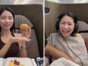 Una influencer se grabó gritando en un avión y tuvo que dar explicaciones sobre su ataque de pánico: Fue real