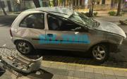 Volcó en Diagonal 73, dio positivo en alcoholemia y le secuestraron el auto en La Plata