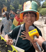 Niña tarijeña expresa su gran admiración por Lampe