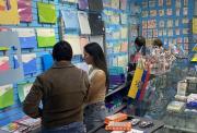 El comercio que vende útiles escolares listo para el nuevo año lectivo