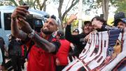 La arenga de Arturo Vidal a los afectados por los incendios forestales