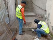 Trabajos de reposición de hormigón