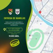 FBF entregará manillas a adultos mayores y personas con discapacidad para el Bolivia vs Panamá