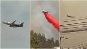 Hércules C-130, Fireliner y más: Así es la flota aérea que combate incendios forestales en el Biobío y Ñuble