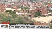 Al menos 13 casas se derrumban en una zona de Cochabamba por un deslizamiento