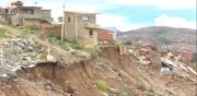 Cochabamba: Por lluvias, 13 casas se derrumban y otras 16 están en riesgo