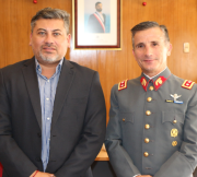 Delegado Pedro Medalla Recibe Saludo Protocolar Del Comandante Del Comando Conjunto Norte Y Refuerzan Agenda De Seguridad Y Emergencias