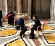 Estados Unidos y Ucrania continuarán las negociaciones del acuerdo paz en Davos