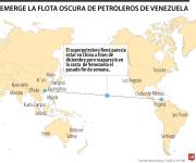 La flota de superpetroleros venezolanos apareció tras la captura de Nicolás Maduro