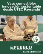 Vaso comestible: innovación sustentable desde UTEC Paysandú