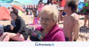 A los 64 años y por sorpresa: Rosario, la sanjuanina que conoció el mar y emocionó a todo el país