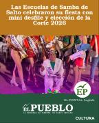 Escuelas de Samba celebraron su fiesta con mini desfile y elección de Corte