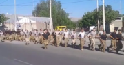 En modo “Reclutas”, infantes del RIM 22 salieron por las calles de San Juan y se hicieron virales: mirá el video
