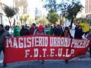 Representante del magisterio urbano pide salario mínimo de Bs 9.000