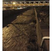 Río Orkojahuira sube a nivel naranja tras las lluvias y granizo en la parte alta de la cuenca