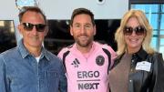 Cómo fue el encuentro de Yanina y Diego Latorre con Lionel Messi en Miami