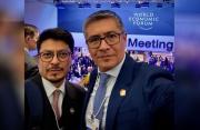 En el segundo día en Davos, Gobierno asegura que “siembra” un futuro mejor para Bolivia