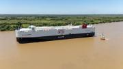 Más de 5.000 autos y una sorpresa, así llegó el barco de BYD a la Argentina