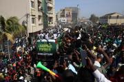 Locura en Dakar con la llegada de la selección senegalesa campeona de África