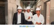 Marcelo Orrego recorrió las obras de remodelación del Hospital Marcial Quiroga