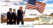 Donald Trump, publicó una imagen suya conquistando Groenlandia