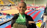 Lucía Méndez derrochó talento en Sudamericano de gimnasia artística