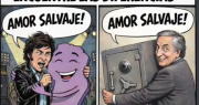 “Encuentre las diferencias”: la imagen que Milei compartió en sus redes sociales tras cantar “Amor Salvaje”