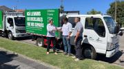 Se entregaron oficialmente tres camiones que se destinan a la recolección de material reciclable en el departamento
