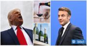 Trump amenaza a Macron: Si no se suma a Junta de Paz, vino y espumante francés tendrán arancel de 200%