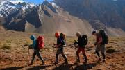 Hizo cumbre en el Aconcagua la expedición argentina de veteranos de la Guerra de Malvinas
