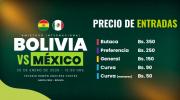 Bolivia vs. México: venta de entradas será solo vía online