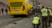 Fatal Choque Entre Bus Y Camión Dejó Como Resultado Dos Fallecidos Y Cinco Personas Lesionadas En Ruta 5Norte