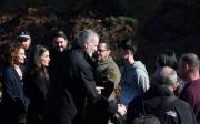 La visita de los reyes de España al lugar de la tragedia y “el cariño de todo el país”
