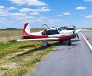 Una avioneta aterrizó de emergencia en la ruta 56