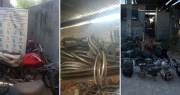Desbaratan un taller mecánico ilegal en La Plata y secuestran motos con pedido judicial