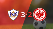 Champions League: Con doblete de Camilo Durán, Qarabag derrotó 3-2 a Eintracht Frankfurt