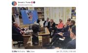 Trump sigue provocando: publicó foto de Venezuela, Groenlandia y Canadá como territorios de EE.UU.