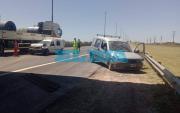 Fuerte choque en cadena produjo caos de tránsito en la Autopista Buenos Aires