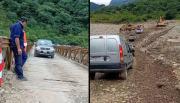 Después de la tormenta, el puente de Los Toldos en la frontera ya quedó habilitado