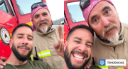 ’El Flaco’ y Pastor Rocha: así fue el encuentro entre los comediantes en zona afectada por incendios