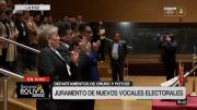 Vocales electorales de Potosí y Oruro son posesionados
