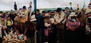 LARA ENCABEZA ACTO SIMBÓLICO POR LOS 17 AÑOS DEL ESTADO PLURINACIONAL EN LA APACHETA