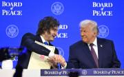 Milei participó de la firma de la creación del Consejo de la Paz que impulsa Trump
