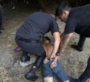 La Plata: robó un kiosco e intentó escapar tirándose a un arroyo cuando la policía lo fue a buscar