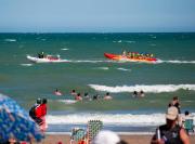 Tormentas eléctricas, frío y mareas extraordinarias de ocho metros: el combo que llega a Las Grutas este jueves