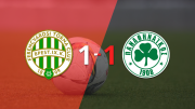 Europa League: Panathinaikos rescató un empate agónico frente a Ferencváros
