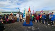 Escasa participación marcó la celebración del Día del Estado Plurinacional convocada por Edmand Lara