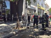 Un colectivo de la línea 168 perdió el control en Palermo y chocó contra cuatro autos estacionados