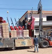 Con el MAG, Itaipú entregó insumos, maquinarias y dará asistencia técnica, para impulsar la agricultura familiar