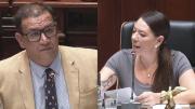 “No me va a dar clases”: Da Silva y Bettiana Díaz se volvieron a cruzar en plena sesión